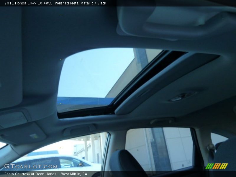 Polished Metal Metallic / Black 2011 Honda CR-V EX 4WD