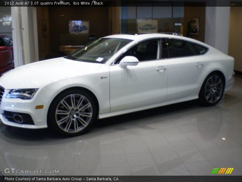 Ibis White / Black 2012 Audi A7 3.0T quattro Premium