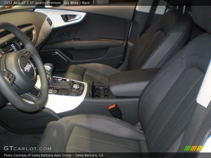 Ibis White / Black 2012 Audi A7 3.0T quattro Premium