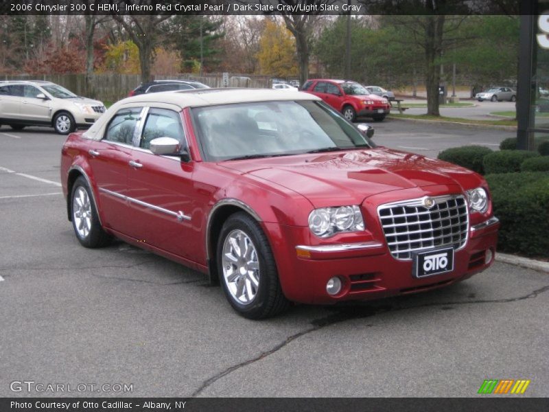 Inferno Red Crystal Pearl / Dark Slate Gray/Light Slate Gray 2006 Chrysler 300 C HEMI