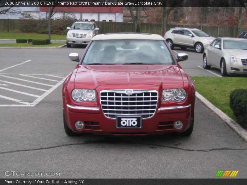 Inferno Red Crystal Pearl / Dark Slate Gray/Light Slate Gray 2006 Chrysler 300 C HEMI