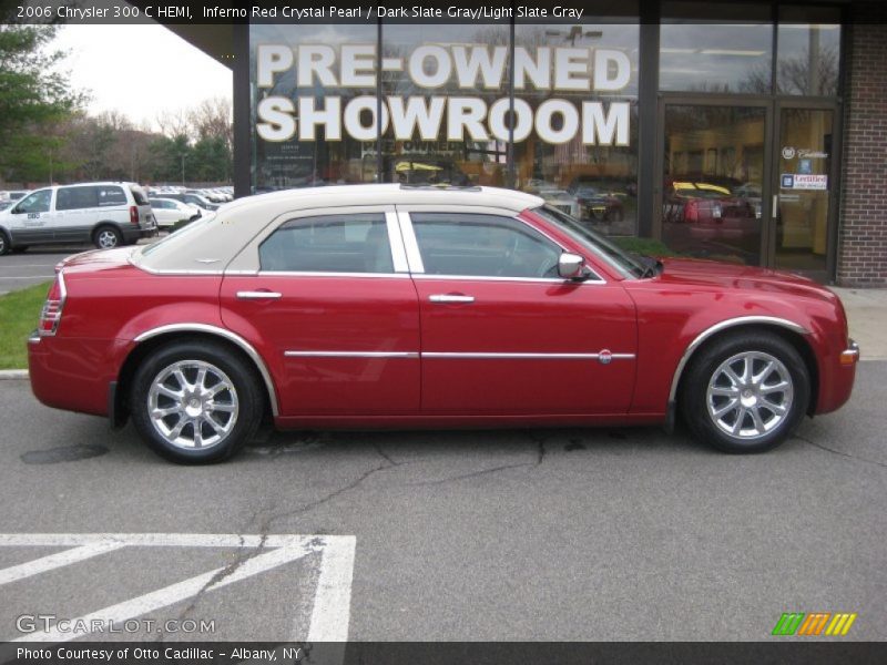 Inferno Red Crystal Pearl / Dark Slate Gray/Light Slate Gray 2006 Chrysler 300 C HEMI