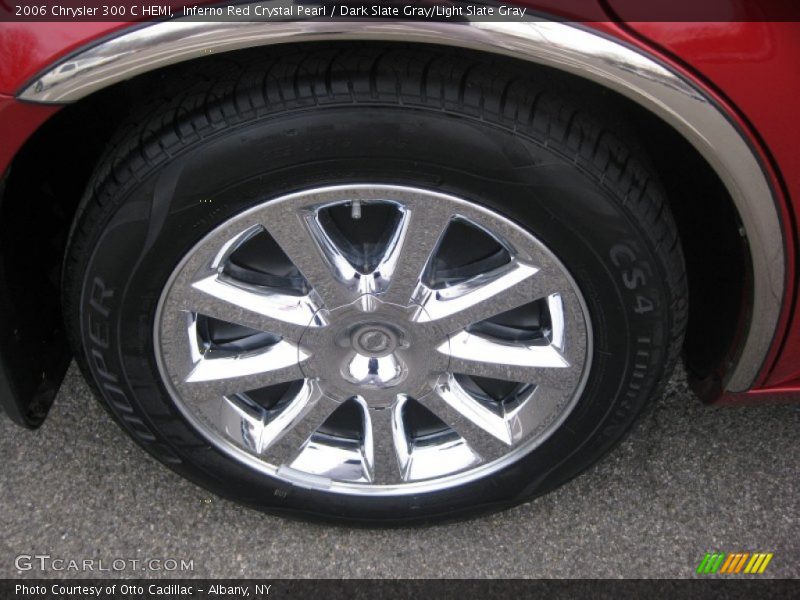 Inferno Red Crystal Pearl / Dark Slate Gray/Light Slate Gray 2006 Chrysler 300 C HEMI