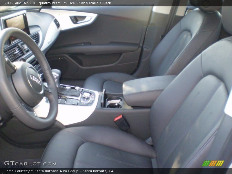  2012 A7 3.0T quattro Premium Black Interior