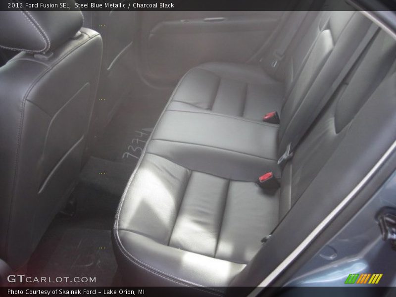 Steel Blue Metallic / Charcoal Black 2012 Ford Fusion SEL