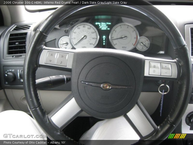 Inferno Red Crystal Pearl / Dark Slate Gray/Light Slate Gray 2006 Chrysler 300 C HEMI