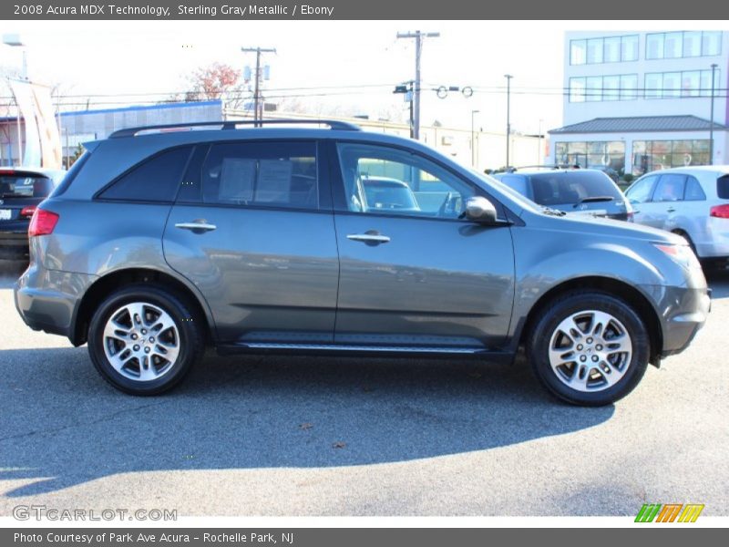 Sterling Gray Metallic / Ebony 2008 Acura MDX Technology