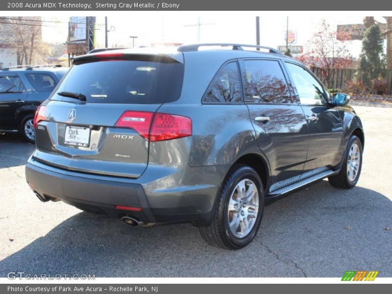 Sterling Gray Metallic / Ebony 2008 Acura MDX Technology