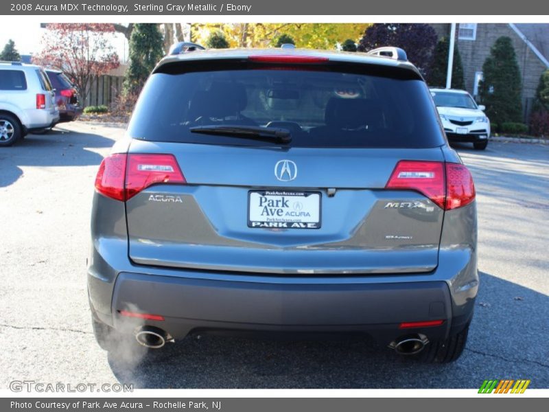 Sterling Gray Metallic / Ebony 2008 Acura MDX Technology