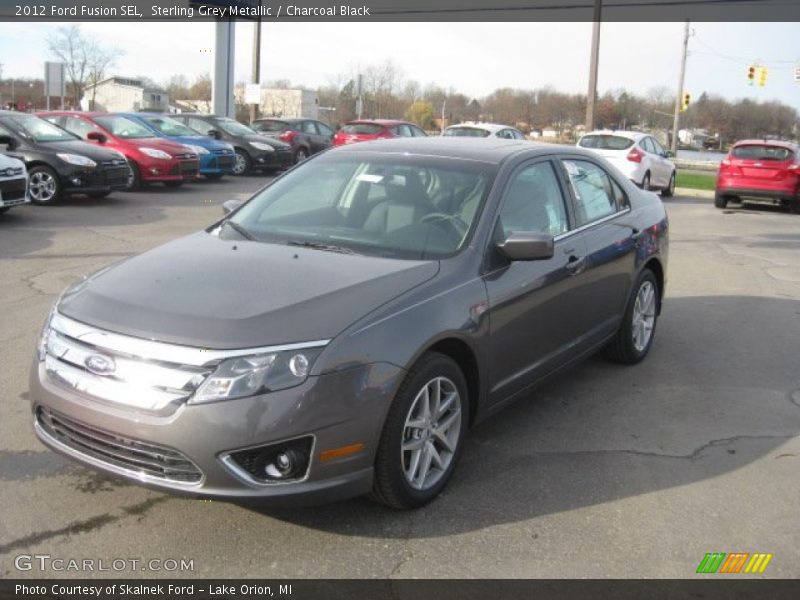 Sterling Grey Metallic / Charcoal Black 2012 Ford Fusion SEL