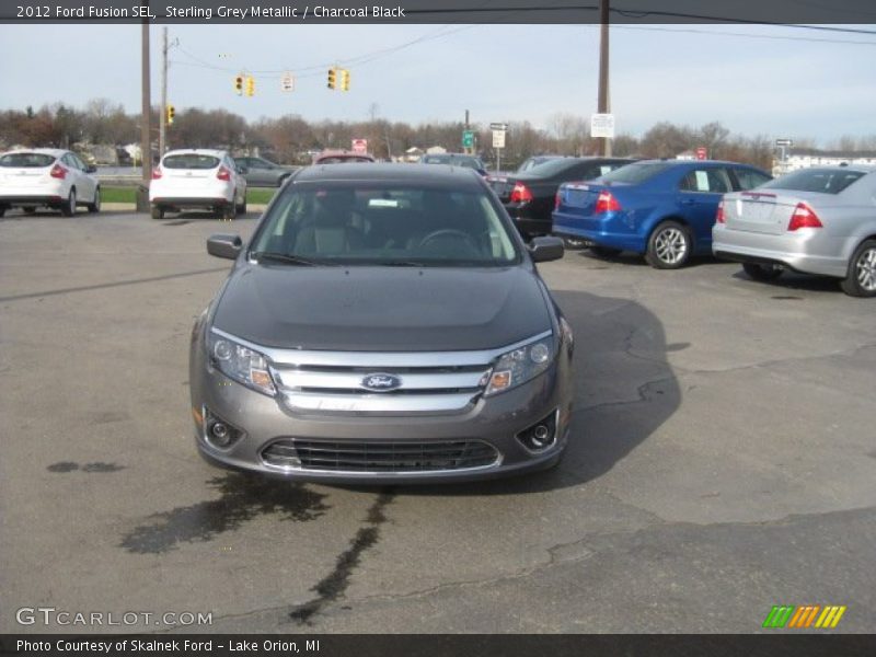 Sterling Grey Metallic / Charcoal Black 2012 Ford Fusion SEL