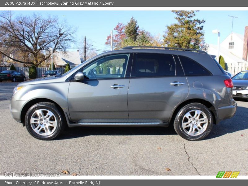Sterling Gray Metallic / Ebony 2008 Acura MDX Technology