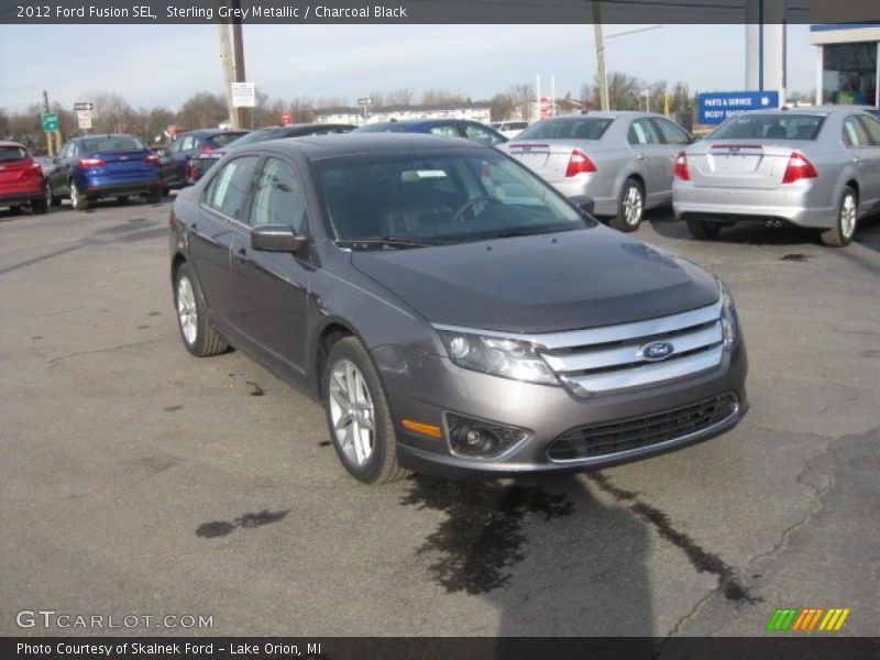 Sterling Grey Metallic / Charcoal Black 2012 Ford Fusion SEL