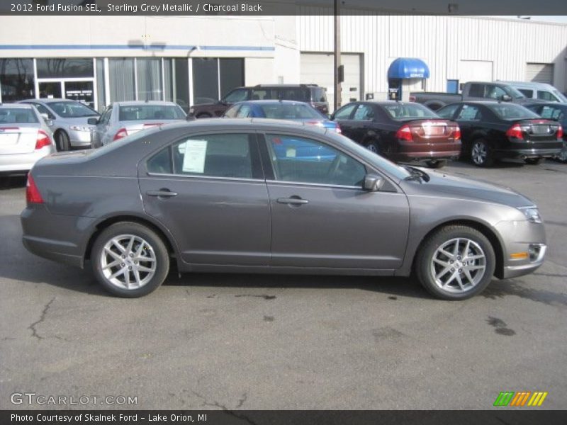 Sterling Grey Metallic / Charcoal Black 2012 Ford Fusion SEL