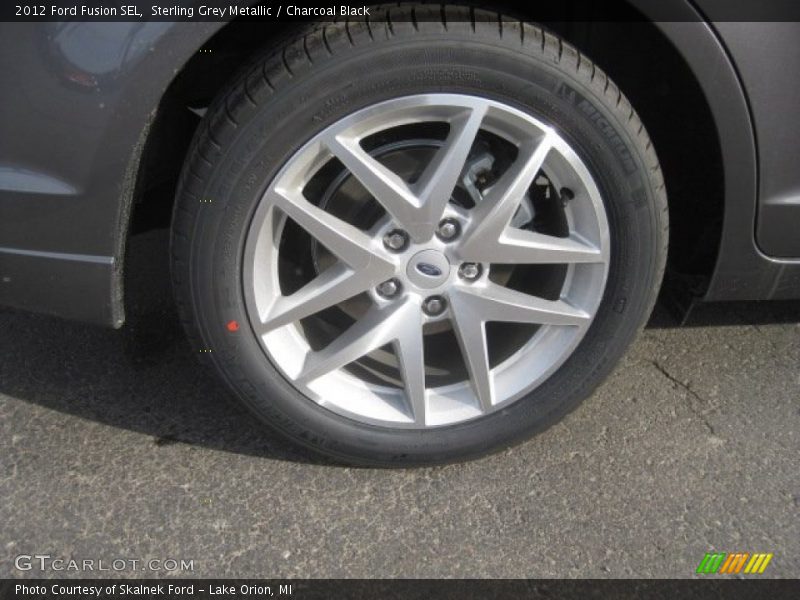 Sterling Grey Metallic / Charcoal Black 2012 Ford Fusion SEL