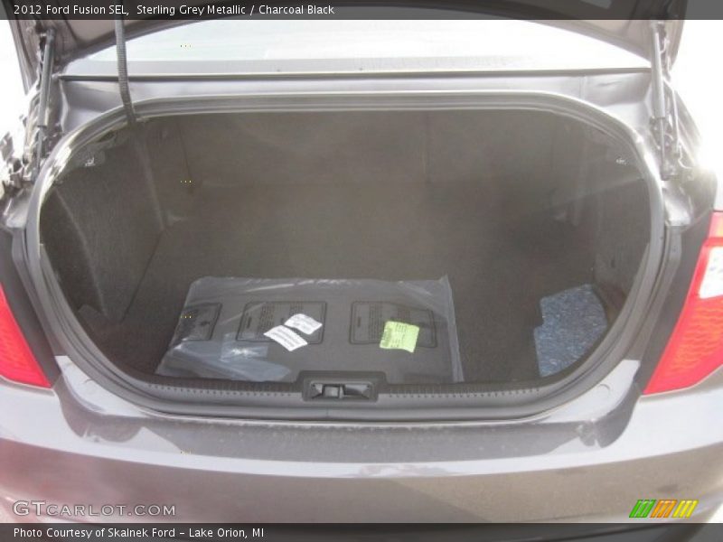 Sterling Grey Metallic / Charcoal Black 2012 Ford Fusion SEL