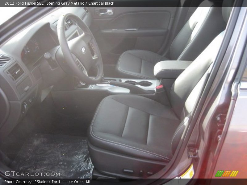 Sterling Grey Metallic / Charcoal Black 2012 Ford Fusion SEL
