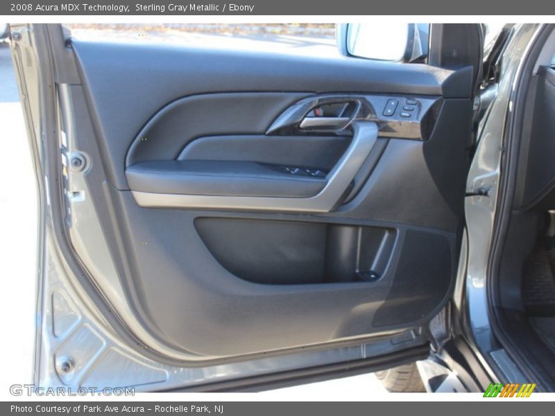 Sterling Gray Metallic / Ebony 2008 Acura MDX Technology