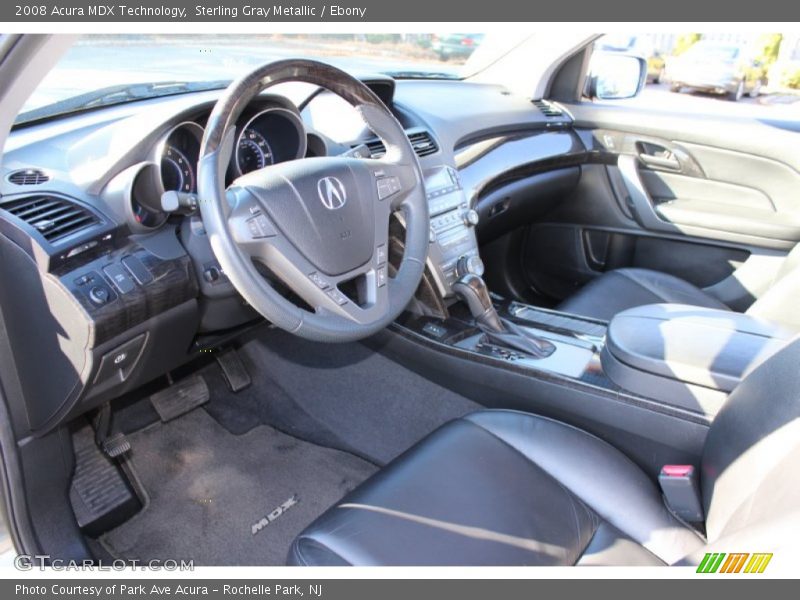 Sterling Gray Metallic / Ebony 2008 Acura MDX Technology