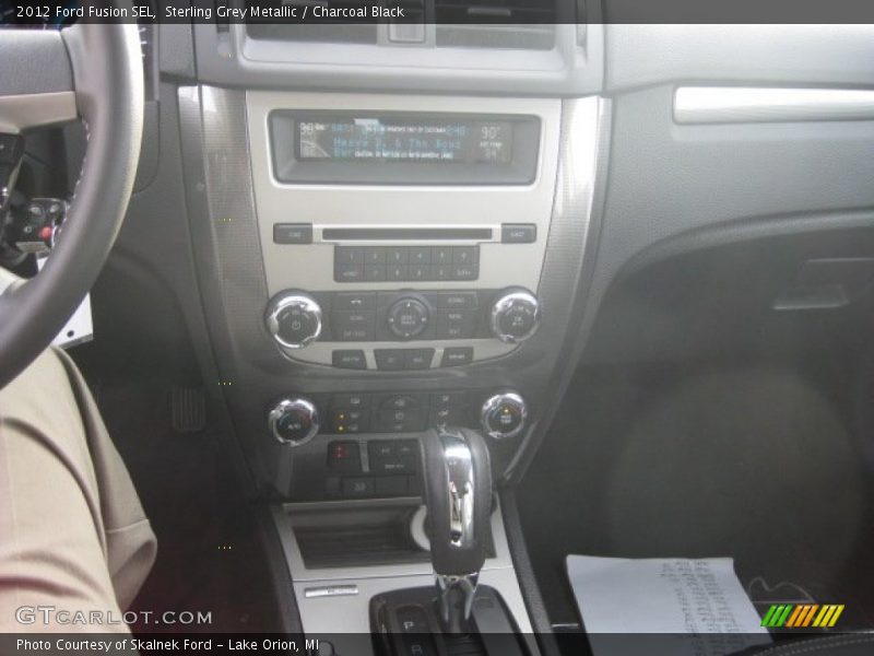 Sterling Grey Metallic / Charcoal Black 2012 Ford Fusion SEL
