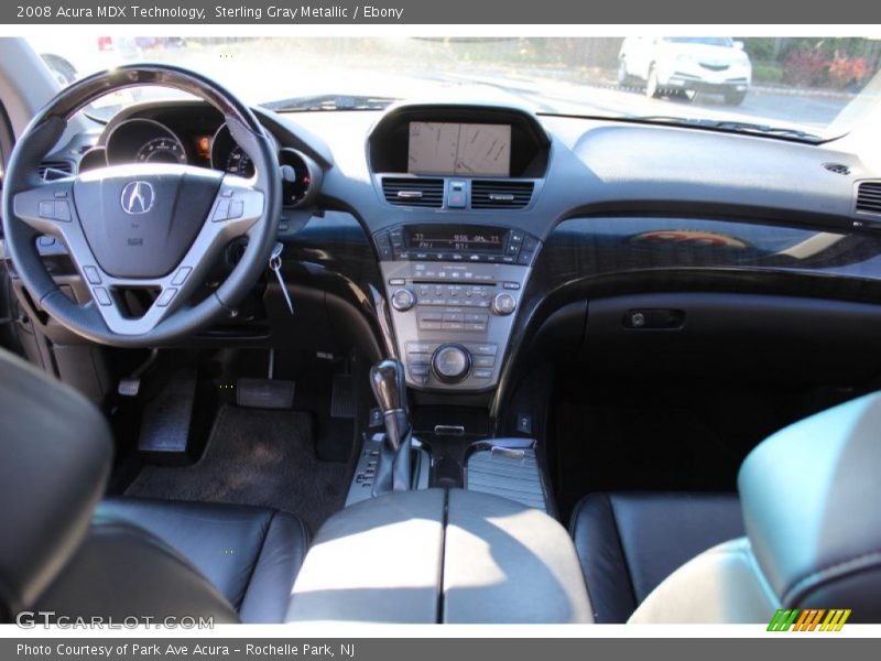 Sterling Gray Metallic / Ebony 2008 Acura MDX Technology
