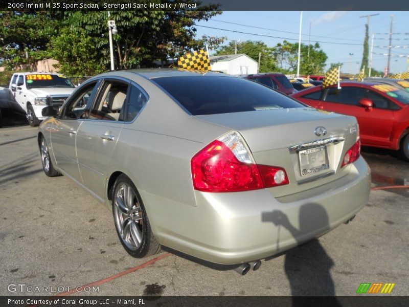 Serengeti Sand Metallic / Wheat 2006 Infiniti M 35 Sport Sedan