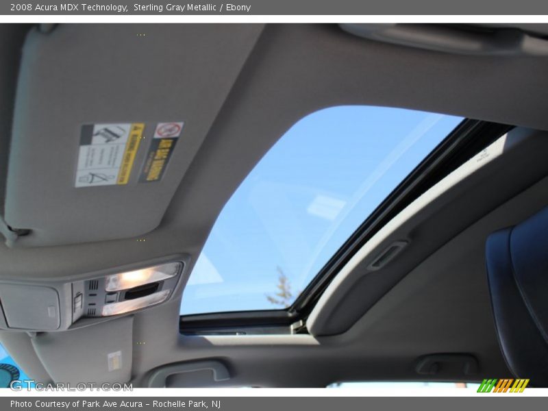 Sterling Gray Metallic / Ebony 2008 Acura MDX Technology