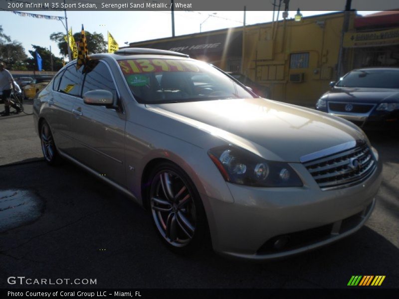 Serengeti Sand Metallic / Wheat 2006 Infiniti M 35 Sport Sedan