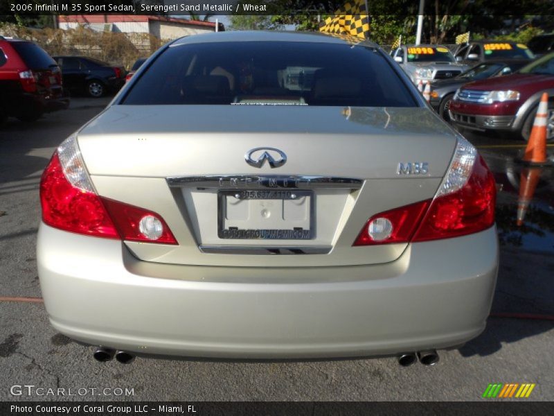 Serengeti Sand Metallic / Wheat 2006 Infiniti M 35 Sport Sedan