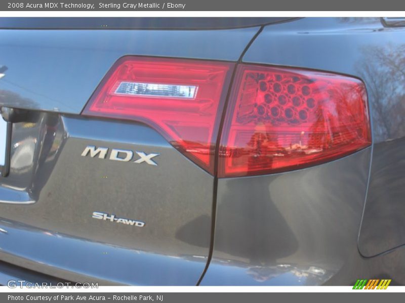 Sterling Gray Metallic / Ebony 2008 Acura MDX Technology