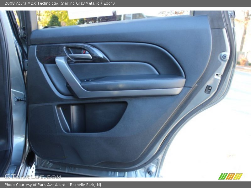 Sterling Gray Metallic / Ebony 2008 Acura MDX Technology
