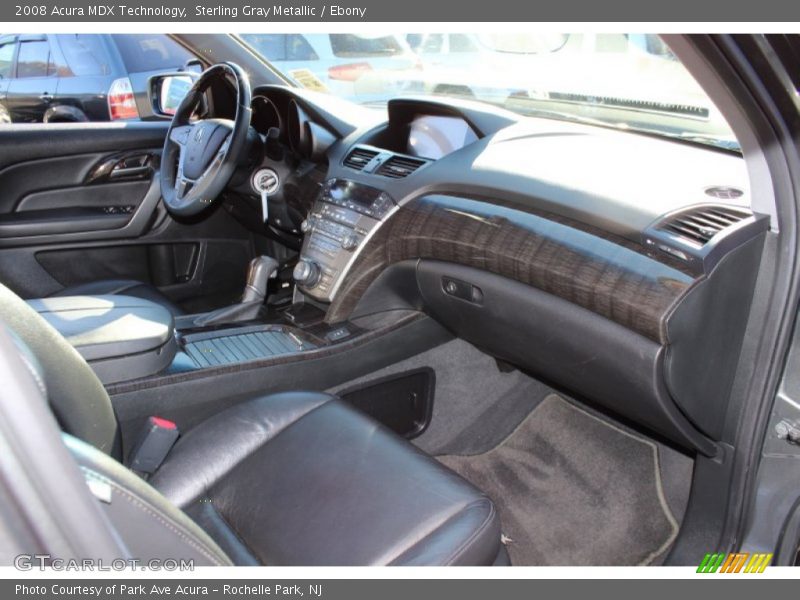 Sterling Gray Metallic / Ebony 2008 Acura MDX Technology