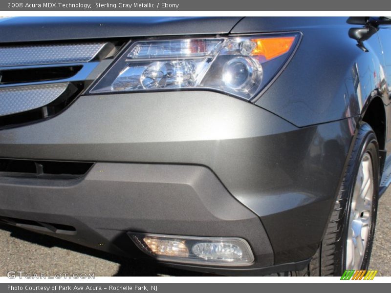 Sterling Gray Metallic / Ebony 2008 Acura MDX Technology