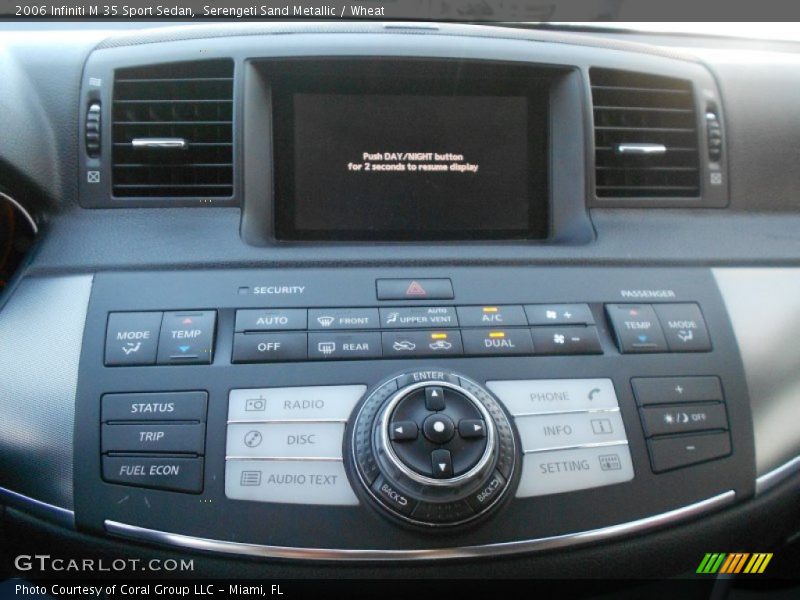 Serengeti Sand Metallic / Wheat 2006 Infiniti M 35 Sport Sedan