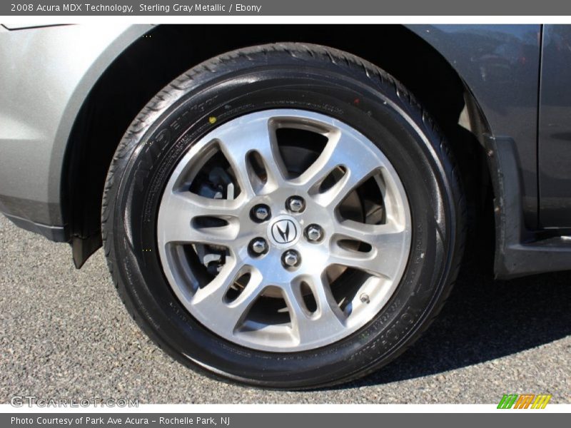 Sterling Gray Metallic / Ebony 2008 Acura MDX Technology