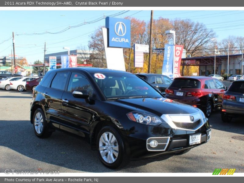 Crystal Black Pearl / Ebony 2011 Acura RDX Technology SH-AWD