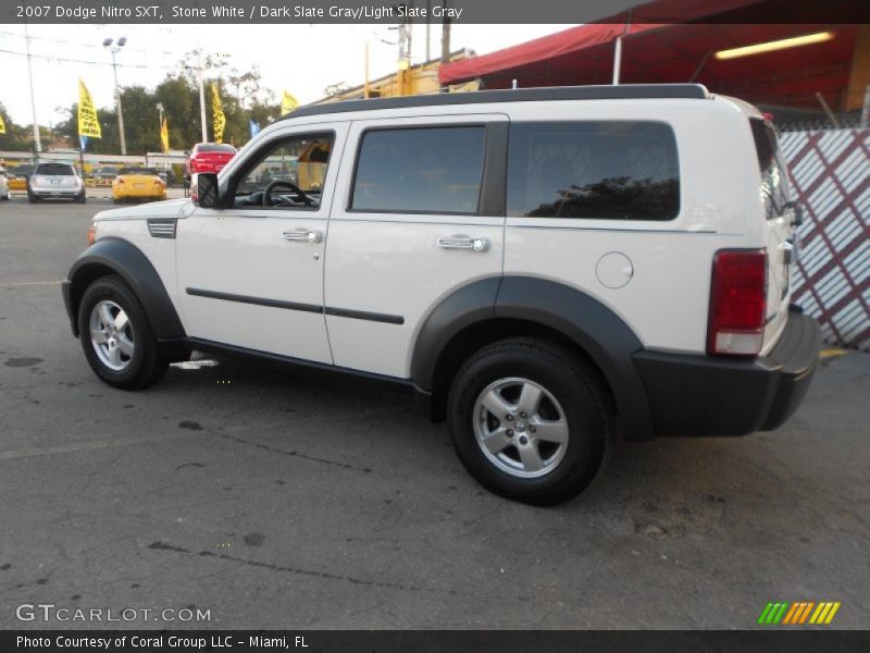 Stone White / Dark Slate Gray/Light Slate Gray 2007 Dodge Nitro SXT