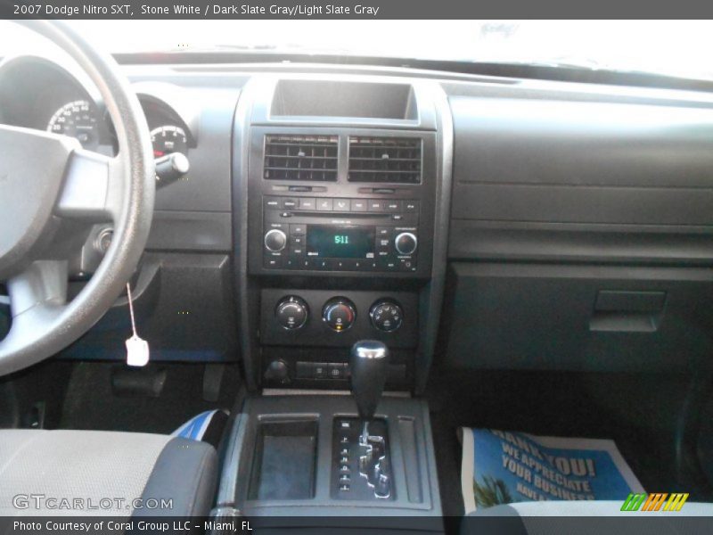 Stone White / Dark Slate Gray/Light Slate Gray 2007 Dodge Nitro SXT