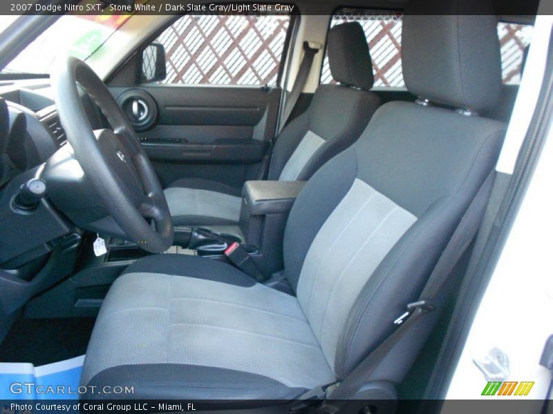 Stone White / Dark Slate Gray/Light Slate Gray 2007 Dodge Nitro SXT