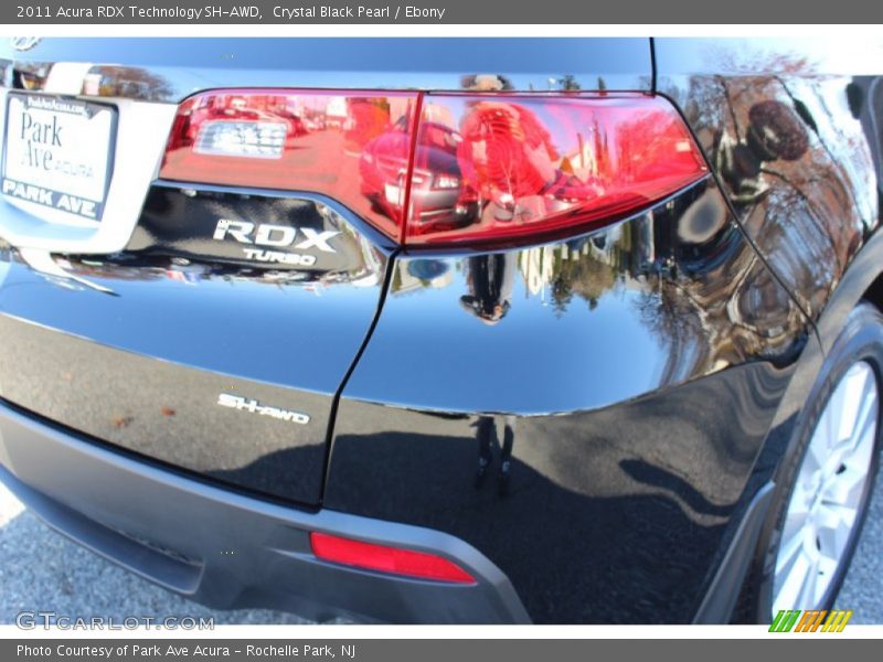 Crystal Black Pearl / Ebony 2011 Acura RDX Technology SH-AWD