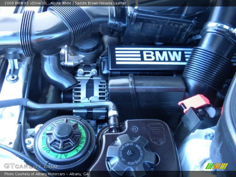 Alpine White / Saddle Brown Nevada Leather 2009 BMW X5 xDrive30i