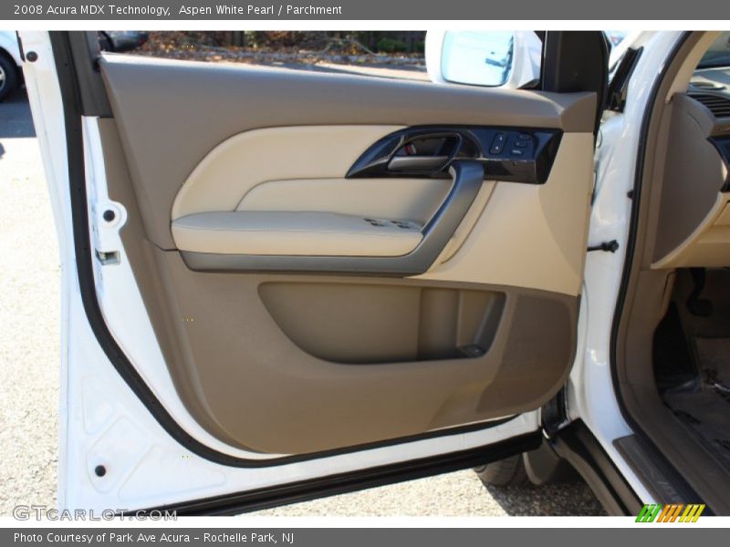 Aspen White Pearl / Parchment 2008 Acura MDX Technology