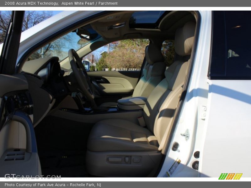 Aspen White Pearl / Parchment 2008 Acura MDX Technology