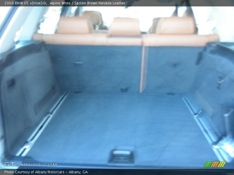 Alpine White / Saddle Brown Nevada Leather 2009 BMW X5 xDrive30i