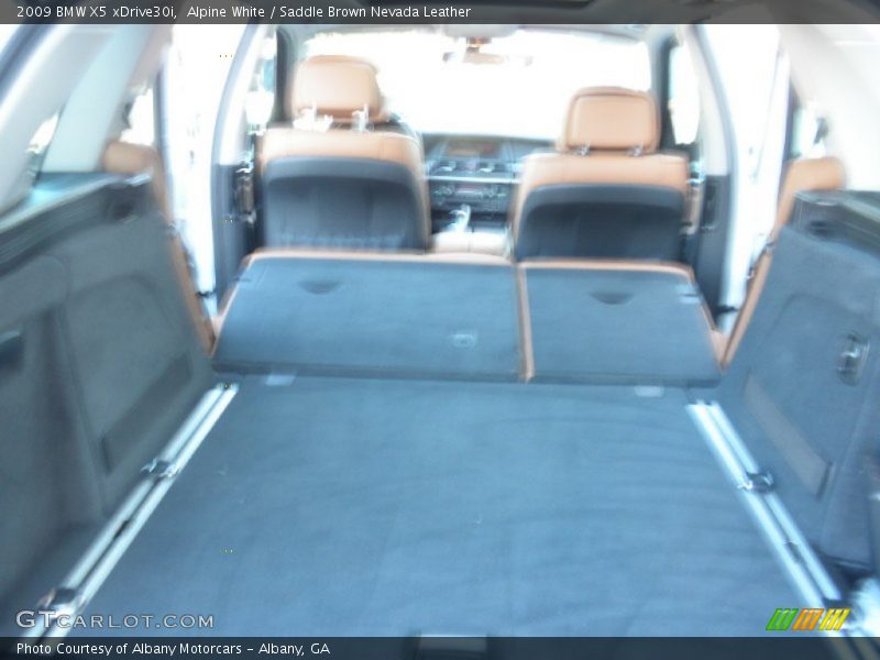 Alpine White / Saddle Brown Nevada Leather 2009 BMW X5 xDrive30i