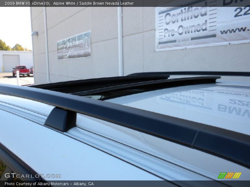 Alpine White / Saddle Brown Nevada Leather 2009 BMW X5 xDrive30i