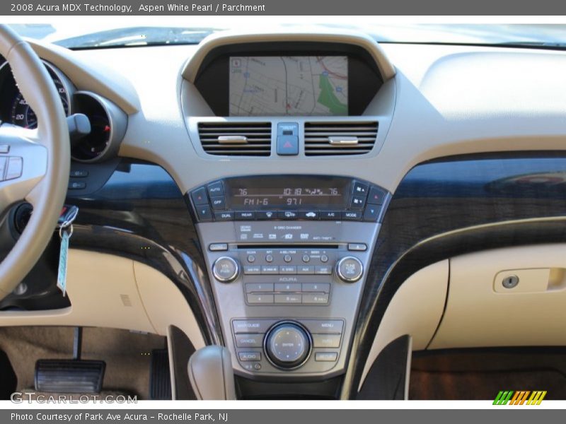 Aspen White Pearl / Parchment 2008 Acura MDX Technology