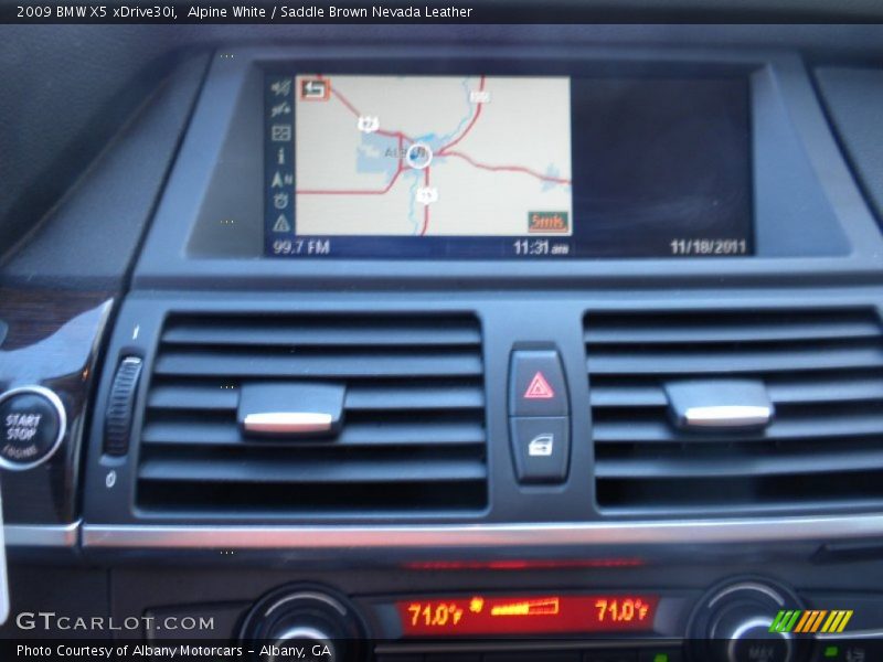 Alpine White / Saddle Brown Nevada Leather 2009 BMW X5 xDrive30i