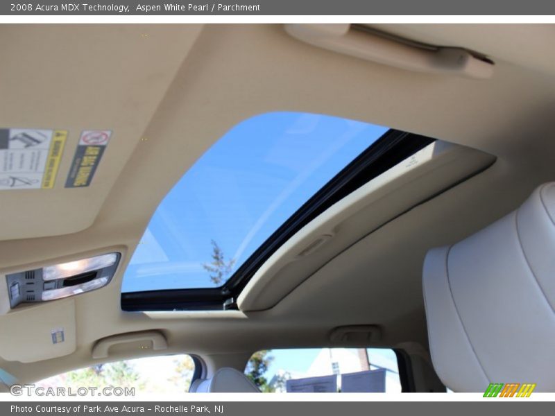 Aspen White Pearl / Parchment 2008 Acura MDX Technology