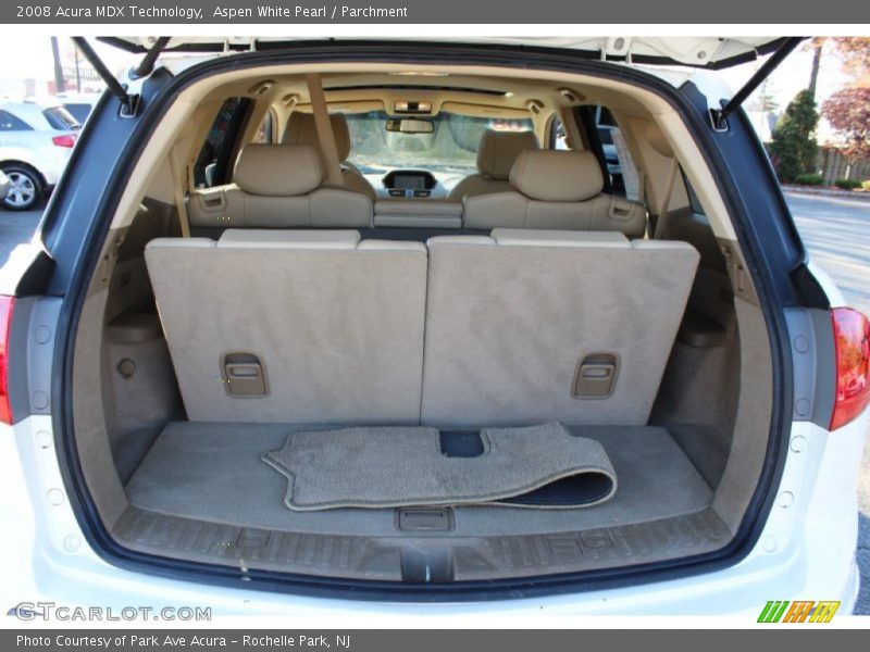 Aspen White Pearl / Parchment 2008 Acura MDX Technology